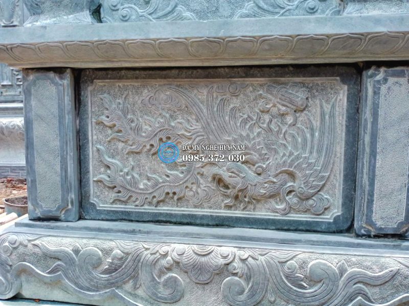 Lăng thờ đá xanh rêu cao cấp tại Yên Mỹ – Hưng Yên
