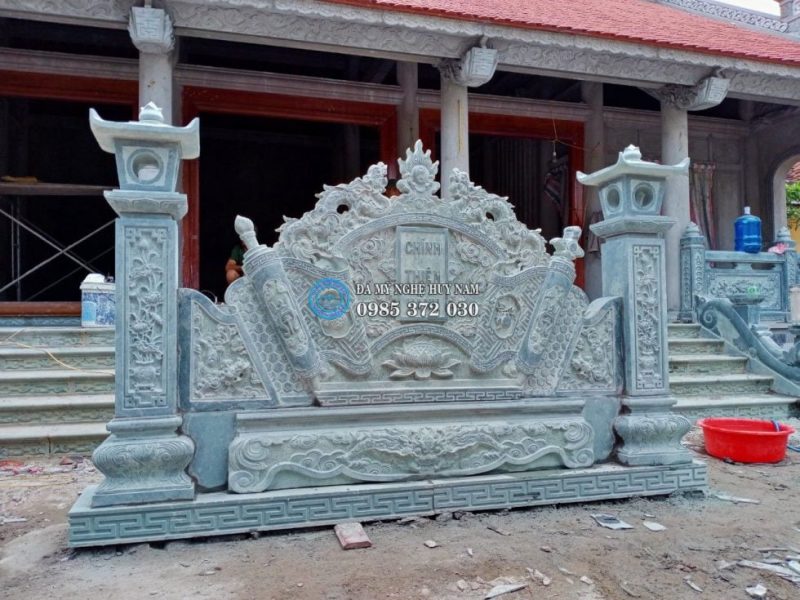 Công trình lắp đặt hạng mục đá xanh rêu nhà thờ họ Nguyễn Quý tại Yên Mỹ – Hưng Yên