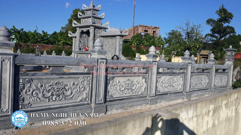 Lắp đặt khu lăng mộ gia đình cụ ông Hoàng Trọng Yến tại Hoàn Lão-Quảng Bình T6/2021