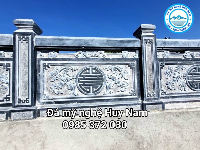 Lan can đá khu lăng mộ chi họ Đậu Vĩnh tại Diễn Phong – diễn châu- Nghệ An 2022
