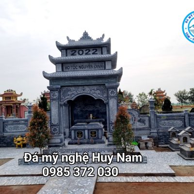 Công trình thi công lắp đặt khu Lăng mộ đá họ Nguyễn Đình 12 chi tại nghĩa trang xã Diễn Tháp – Diễn Châu – Nghệ An 2022